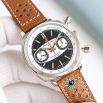 BLS Factory Breitling Top Time 38mm Chronograph 7750 Movement Brown/Green/Black Strap Watch